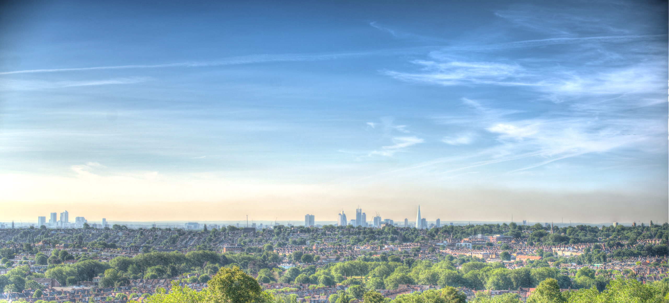 Selwynco is about constructing buildings, but we also have a passion for photography. Richard Selwyn our founder toook this beautiful photo overlooking North London which was taken in the early morning from North London's vanatage point Alexandra Palace. The vista consists of the dense leafy green foilage of the outer suburbs with the tall buildings of the London central business districts dominating the skyline such as the shard and the docklands canary wharf offices. 